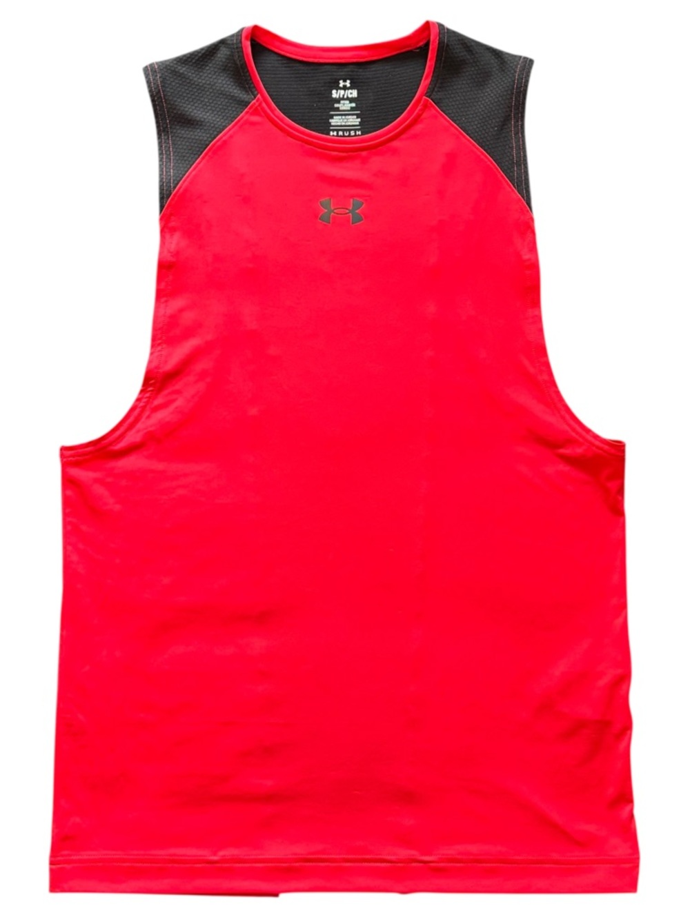 NWT Under Armour UA RUSH Vent Tank - Red/Black - Men’s S